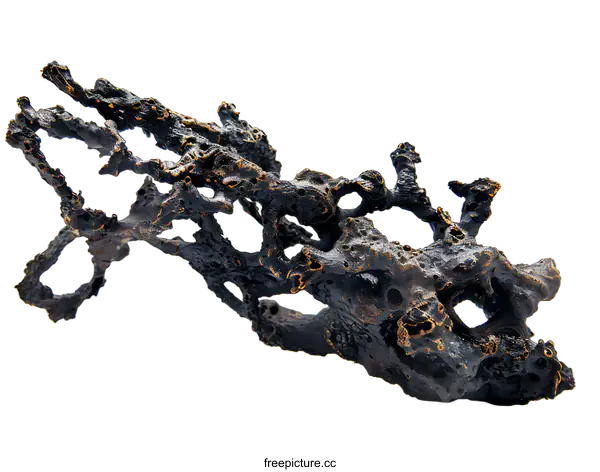 [Transparent Background PNG]Black tree branches sculpture