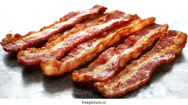 Crispy Fried Bacon Strips