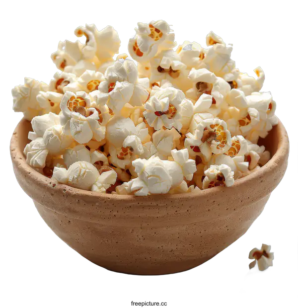 [Transparent Background PNG]Bowl of Popcorn on transparent background