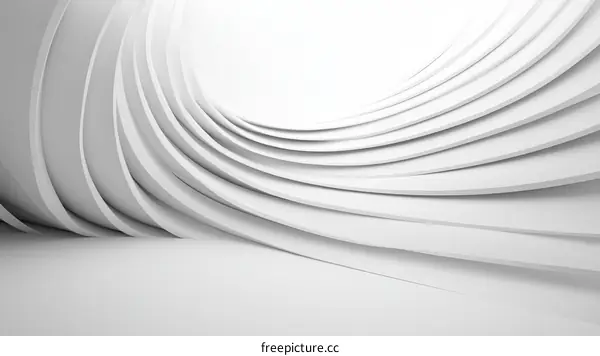 Abstract Architectural Interior Design Illustration