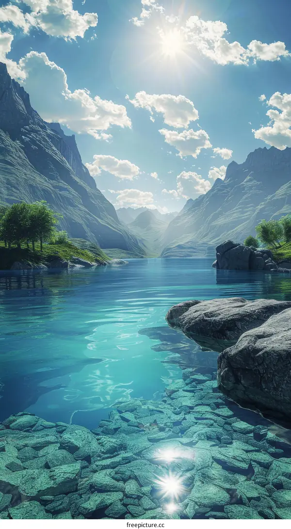 Tranquil Mountain Landscape