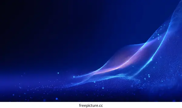 Abstract Digital Wave Background Design