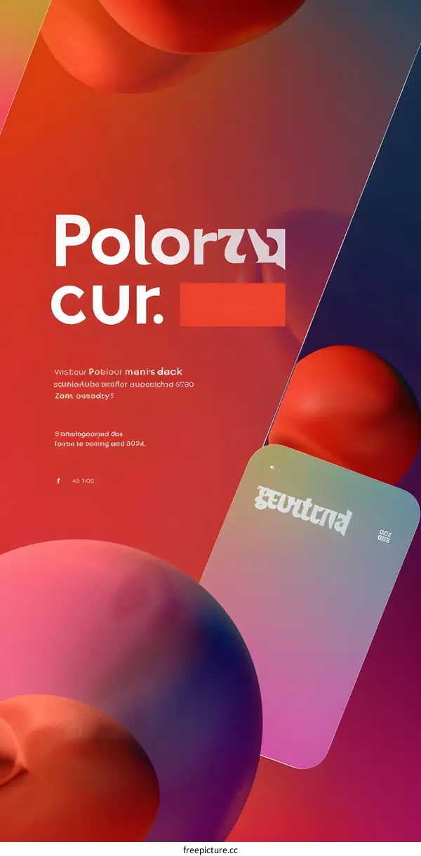 Abstract Colorful Shapes Background