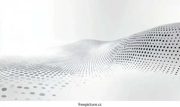 Abstract Dotted Wave Background Design