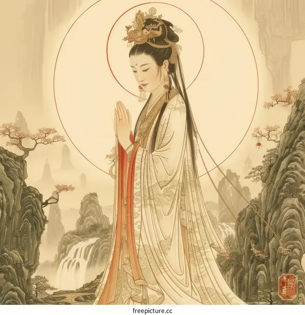 A Chinese Goddess of Mercy