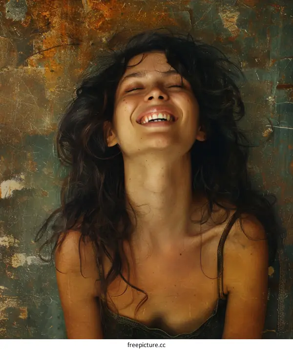 Close Up Portrait of a Smiling Woman