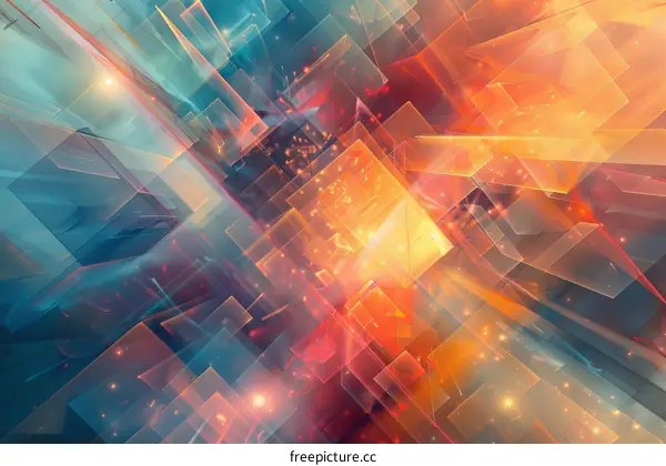 Abstract Geometric Shapes in Dynamic Composition