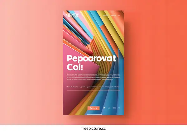 Colorful Abstract Shapes Design