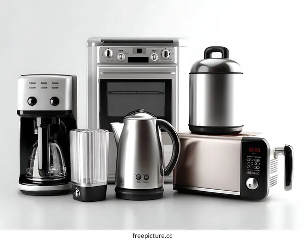 Modern Kitchen Appliances Showcase