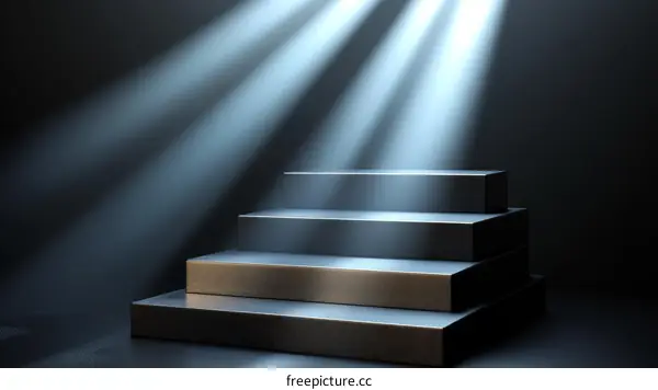 Modern Abstract Product Display Steps