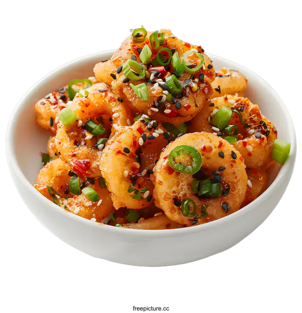 [Transparent Background PNG]bowl of fried calamari