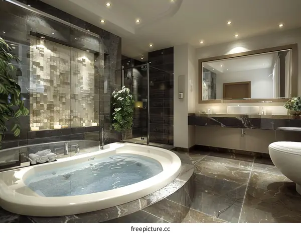 Modern and Luxurious Bathroom Interior Design
