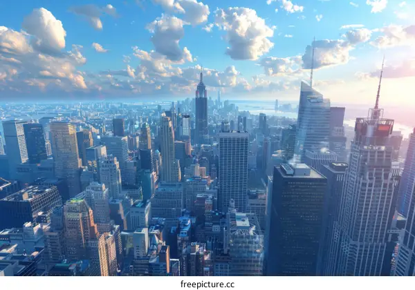 New York City Skyline with Empire State Building