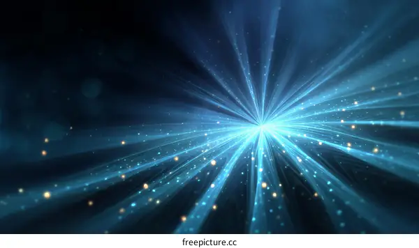 Abstract Light Burst Effect Design