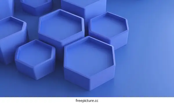 Abstract Geometric Hexagon Design Background