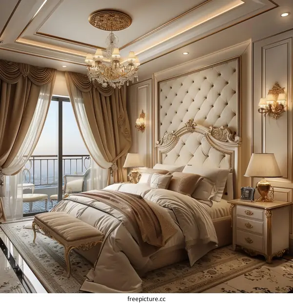 Luxury Elegant Bedroom Interior Design