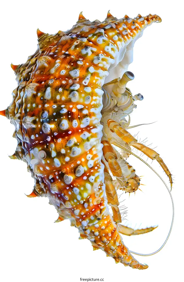 Hermit Crab in Spiky Shell