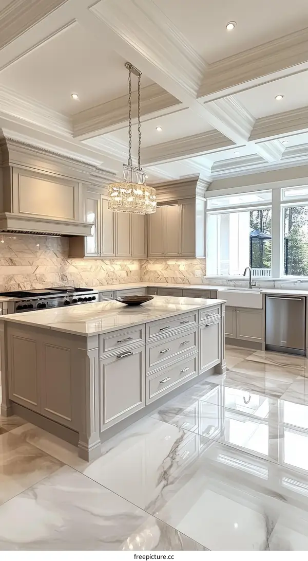 Luxury Kitchen Interior with Elegant Design