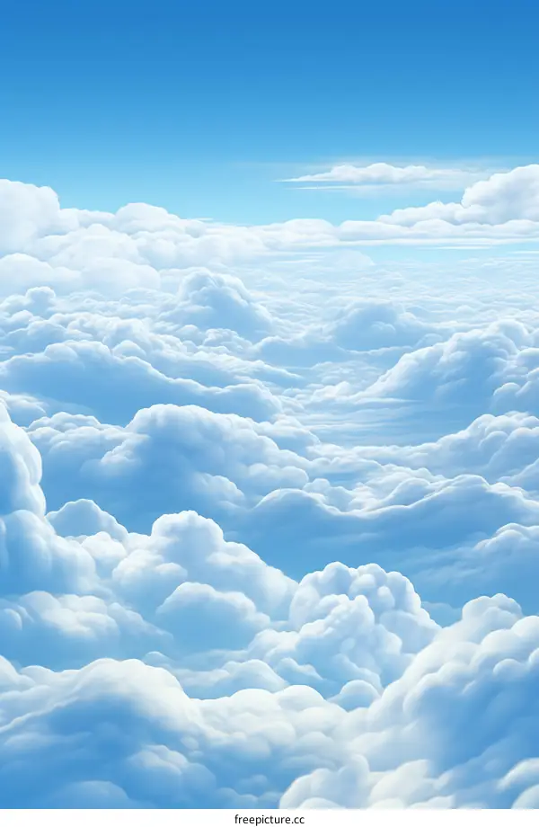 Blue sky and white clouds