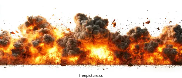 Explosion Visual Effects Illustration