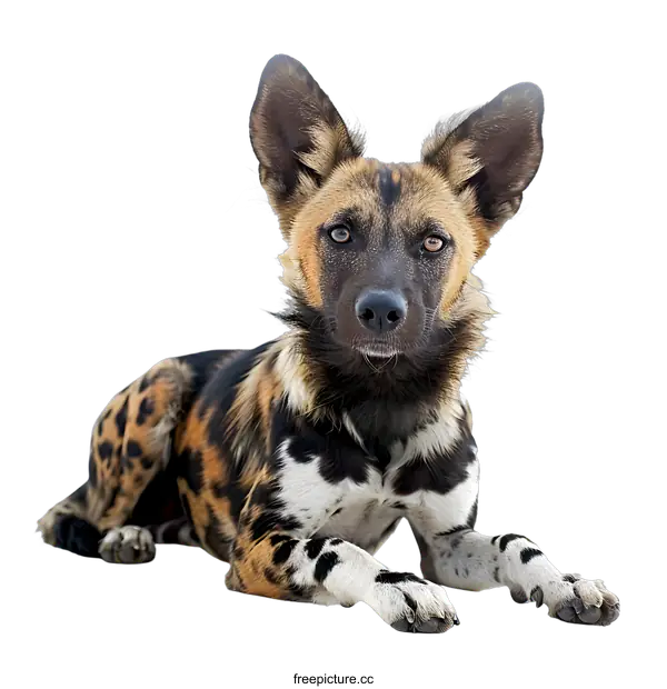 [Transparent Background PNG]African Wild Dog