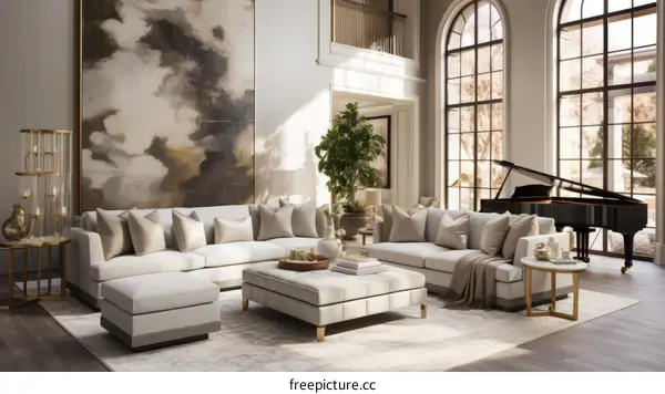 Piano in the Living Room