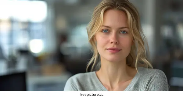 Portrait of a Woman with Confidence