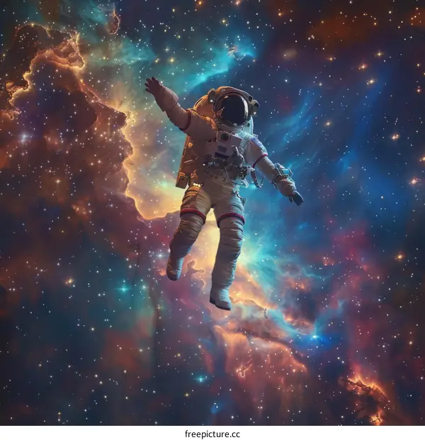 Astronaut Exploring the Wonders of the Cosmos