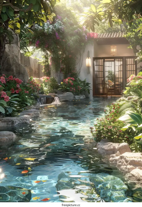 Tranquil Nature's Embrace: Immerse Yourself in Rainforest Serenity