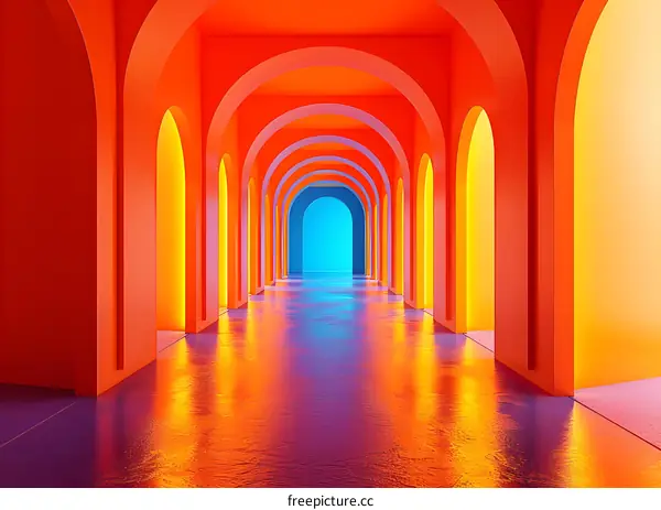 Colorful Archway