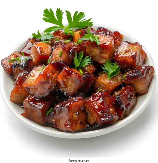 A plate of delicious looking char Siu