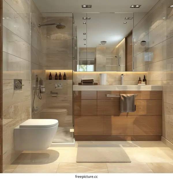 Modern Luxury Bathroom Design Interior