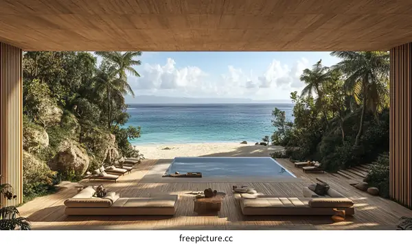 Luxury Beachfront Villa with Ocean View