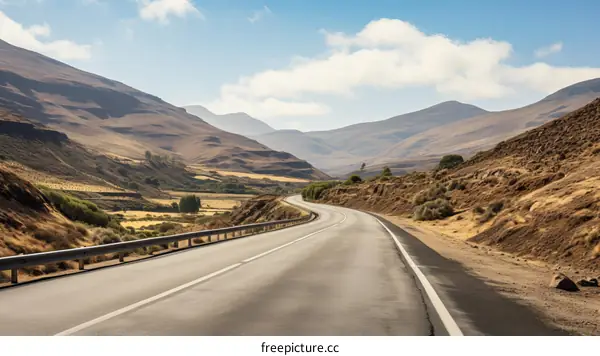 Road through the mountains