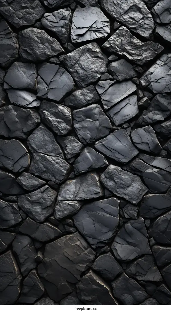 Black stone texture background