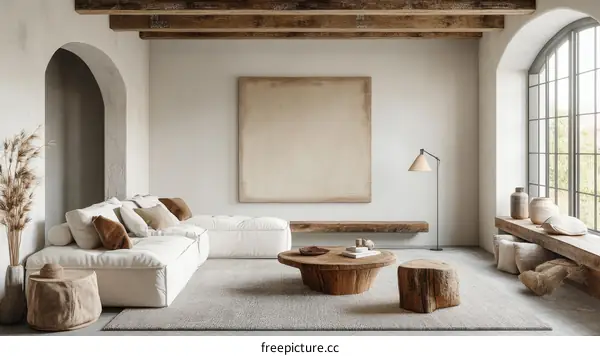 Modern Rustic Living Room Interior Design