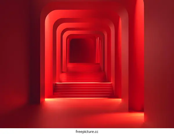 A red geometric space