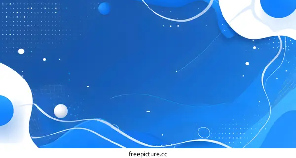 Abstract Blue and White Graphic Background