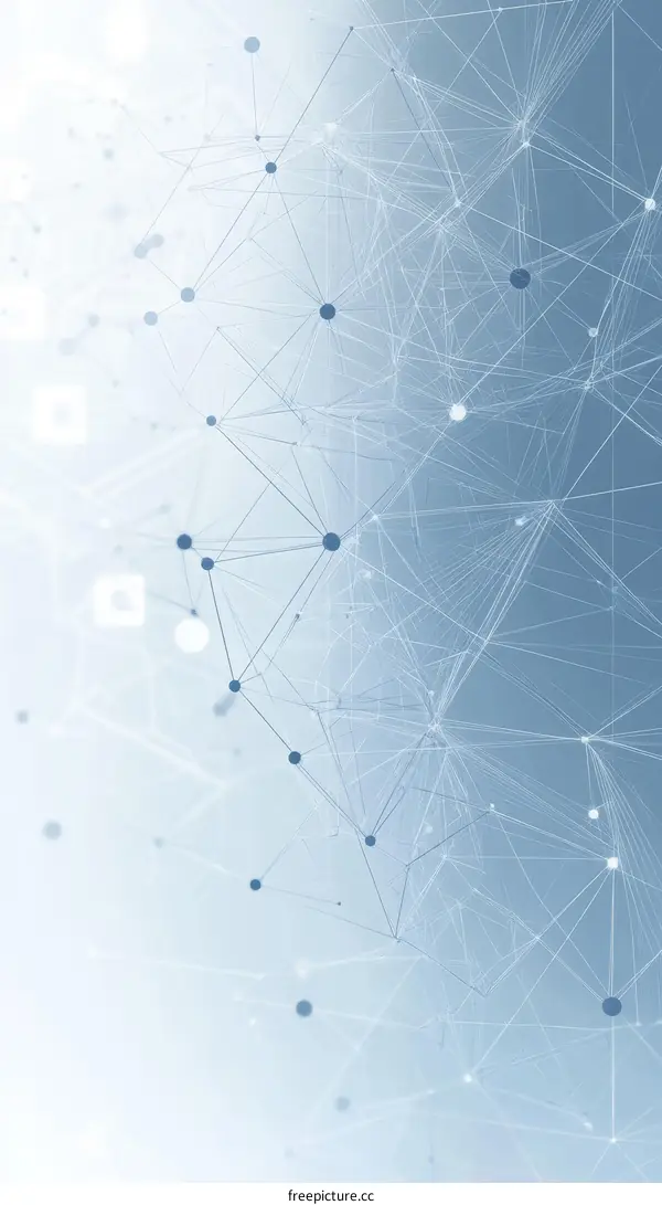 Abstract Network Design Illustration