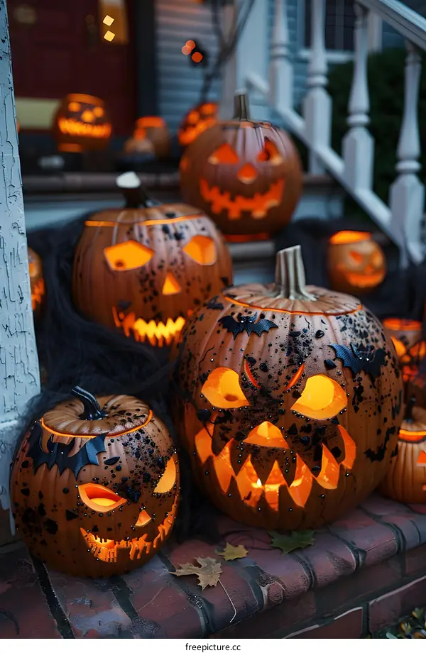Spooky Halloween Pumpkin Decorations