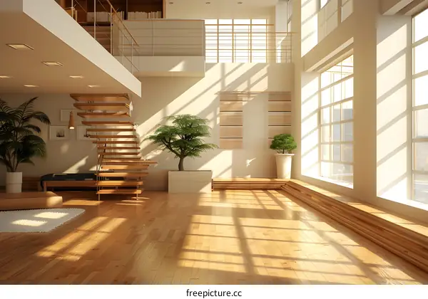 Bright and Airy Living Room With Plants