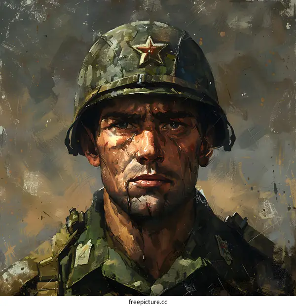 Portrait of a soldier