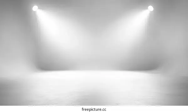 Empty Studio Background with Spotlight