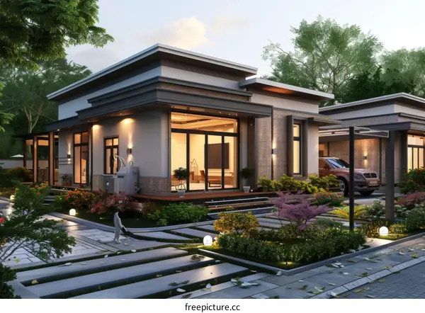 Modern House Design with a Touch of Elegance
