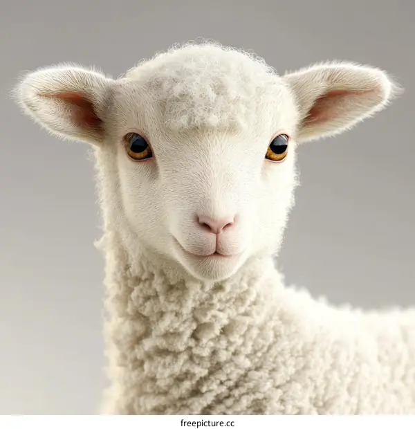 Close Up of a Baby Lamb