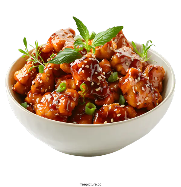 [Transparent Background PNG]Teriyaki Chicken Bowl