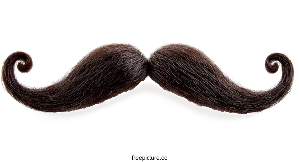 [Transparent Background PNG]Vintage Mustache Style