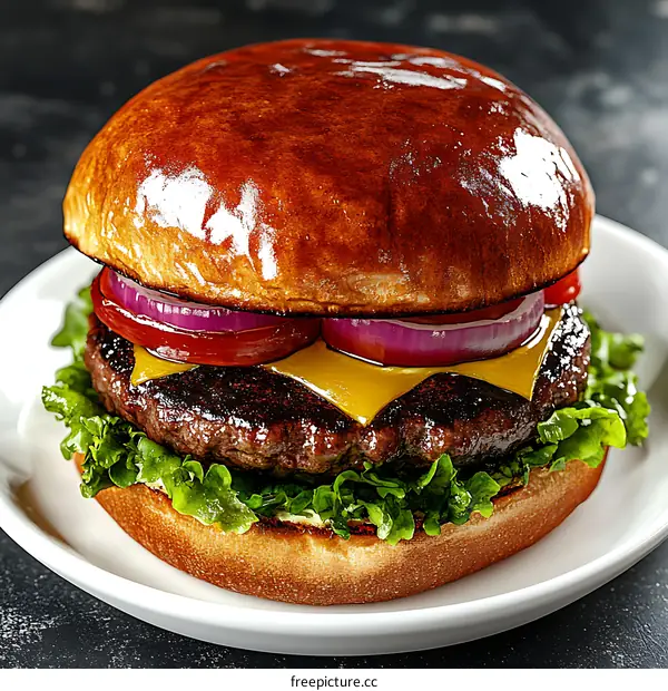 Delicious Juicy Gourmet Burger