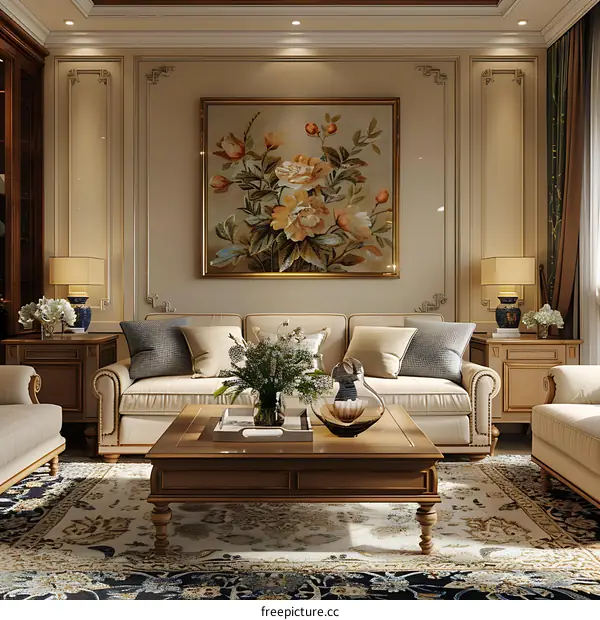 European style living room