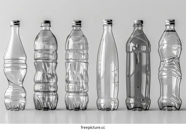 Bottles of different shapes and sizes